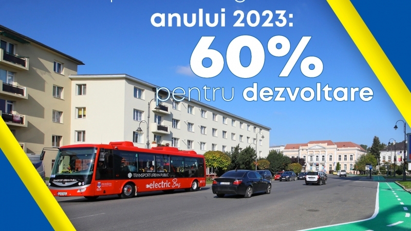 TURDA | A fost aprobat bugetul anului 2023: 60% din fonduri destinate secțiunii de dezvoltare