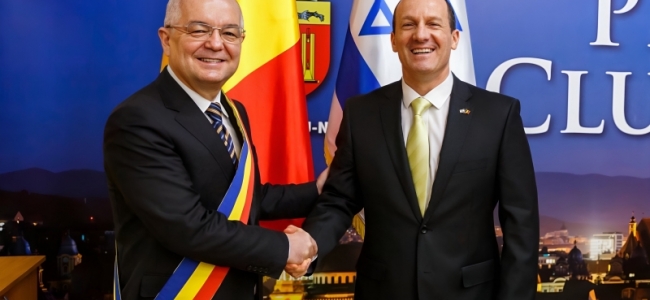 CLUJ-NAPOCA | Întrevedere cu Ambasadorul Extraordinar și Plenipotențiar al Statului Israel în România 