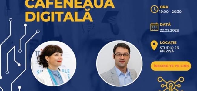 TNL Cluj-Napoca organizează în data de 22 februarie evenimentul „Cafeneaua Digitală”, care va avea loc la Studio 26 (str. Piezișă) începând cu ora 19:00!