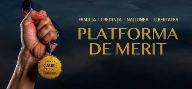Noi, AUR, am lansat 𝐏𝐥𝐚𝐭𝐟𝐨𝐫𝐦𝐚 𝐝𝐞 𝐌𝐞𝐫𝐢𝐭 - un program de selecție și de evaluare publică a candidaților și a proiectelor politice ale partidului. Prin acest demers asumat, Alianța pentru Unirea Rom�