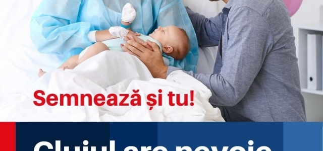 USR CLUJ | Dacă și tu crezi că fiecare nou-născut merită să vină pe lume în cele mai bune condiții posibile, alătură-te nouă și semnează această petiție
